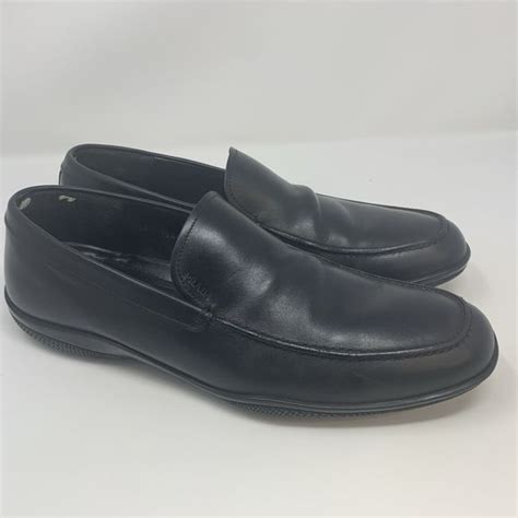 prada linea rossa mens loafer|prada loafers men.